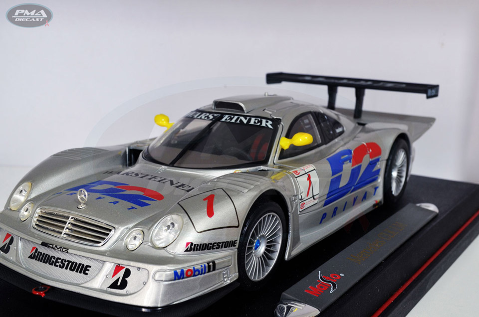 BERND SCHNEIDER, MARK WEBBER 1998 MERCEDES-BENZ CLK-LM 1:18